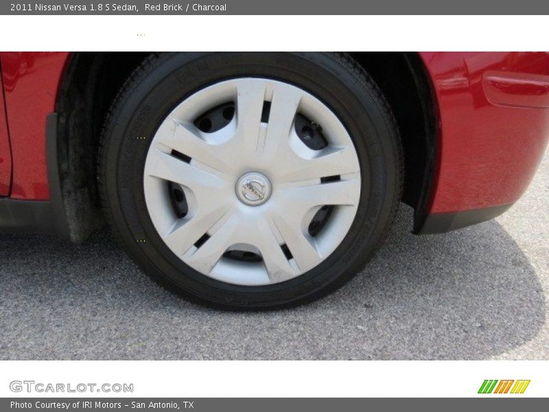 Red Brick / Charcoal 2011 Nissan Versa 1.8 S Sedan