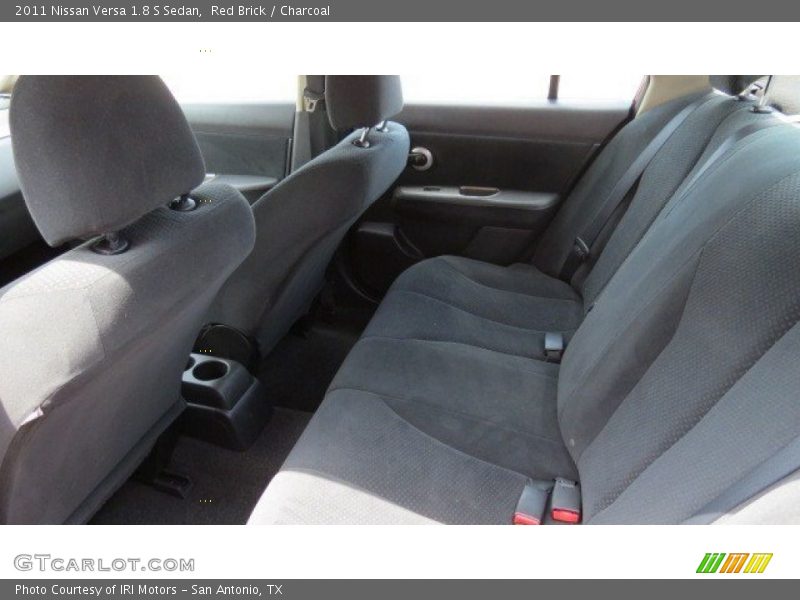 Red Brick / Charcoal 2011 Nissan Versa 1.8 S Sedan