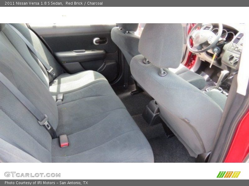 Red Brick / Charcoal 2011 Nissan Versa 1.8 S Sedan