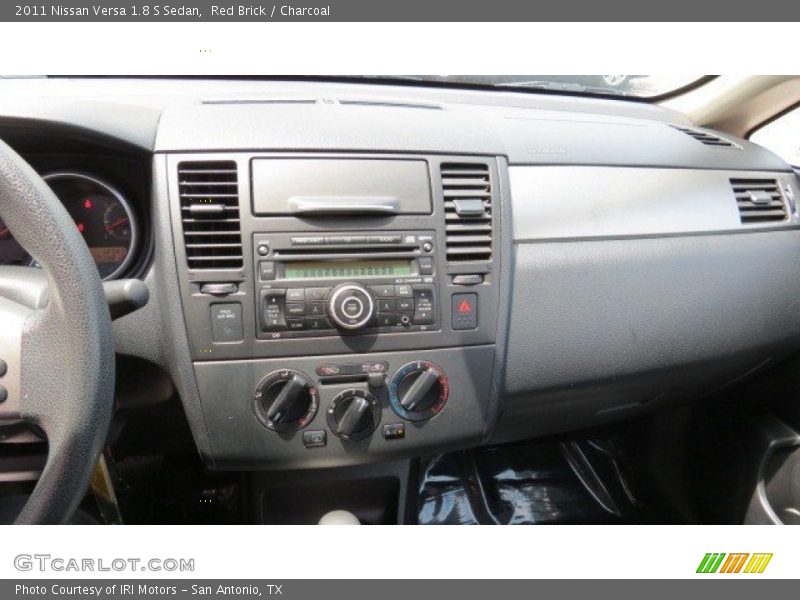 Red Brick / Charcoal 2011 Nissan Versa 1.8 S Sedan