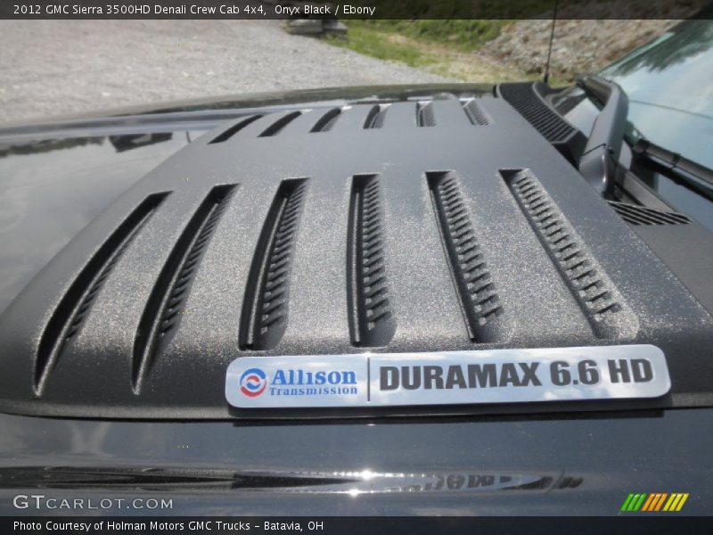 Onyx Black / Ebony 2012 GMC Sierra 3500HD Denali Crew Cab 4x4
