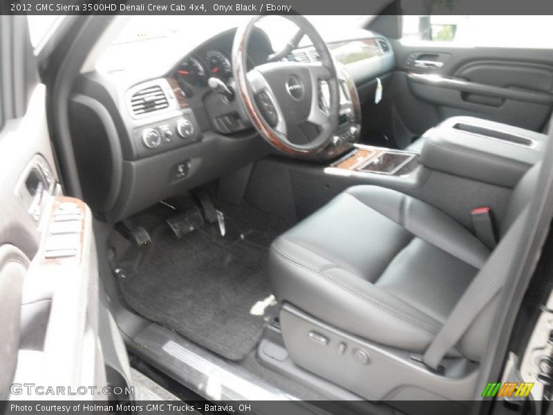 Onyx Black / Ebony 2012 GMC Sierra 3500HD Denali Crew Cab 4x4