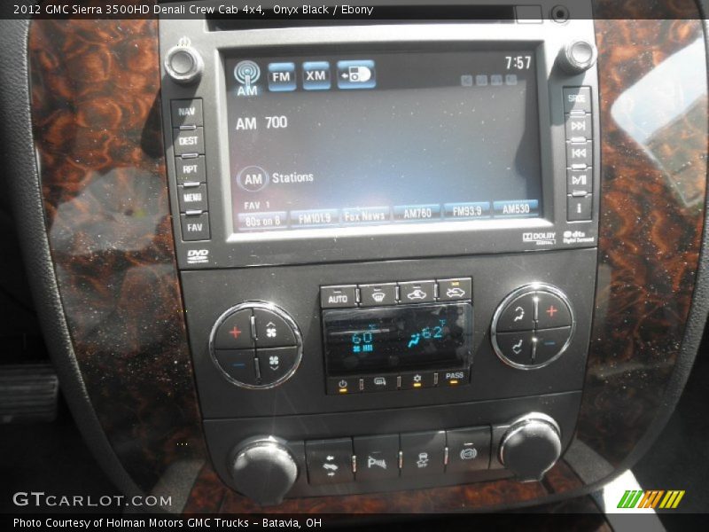 Onyx Black / Ebony 2012 GMC Sierra 3500HD Denali Crew Cab 4x4