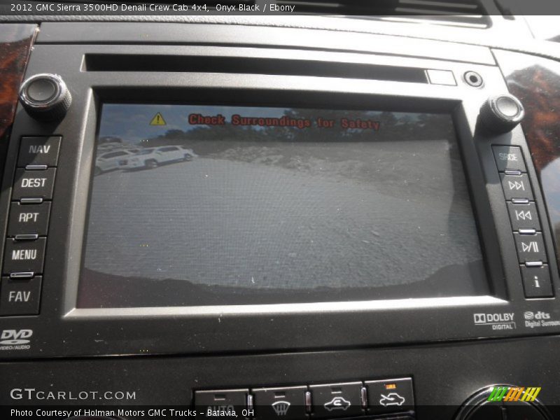 Onyx Black / Ebony 2012 GMC Sierra 3500HD Denali Crew Cab 4x4