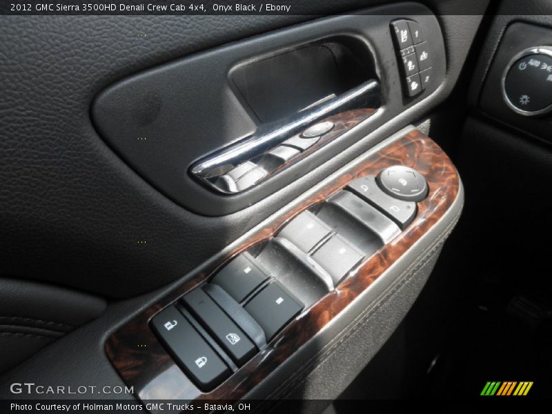 Onyx Black / Ebony 2012 GMC Sierra 3500HD Denali Crew Cab 4x4