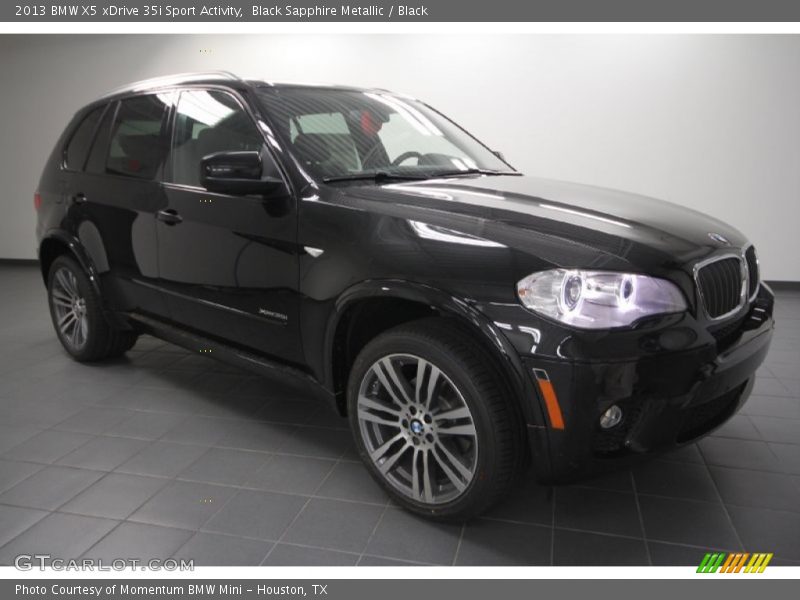 Black Sapphire Metallic / Black 2013 BMW X5 xDrive 35i Sport Activity