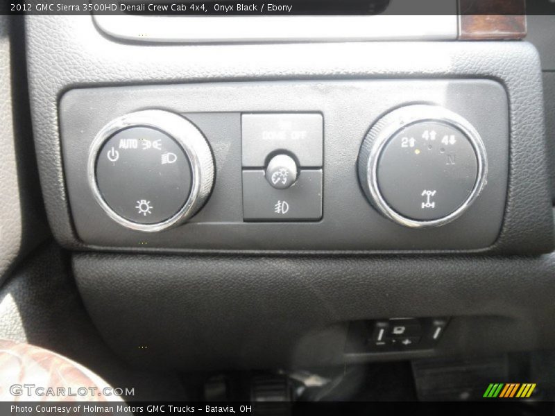 Onyx Black / Ebony 2012 GMC Sierra 3500HD Denali Crew Cab 4x4