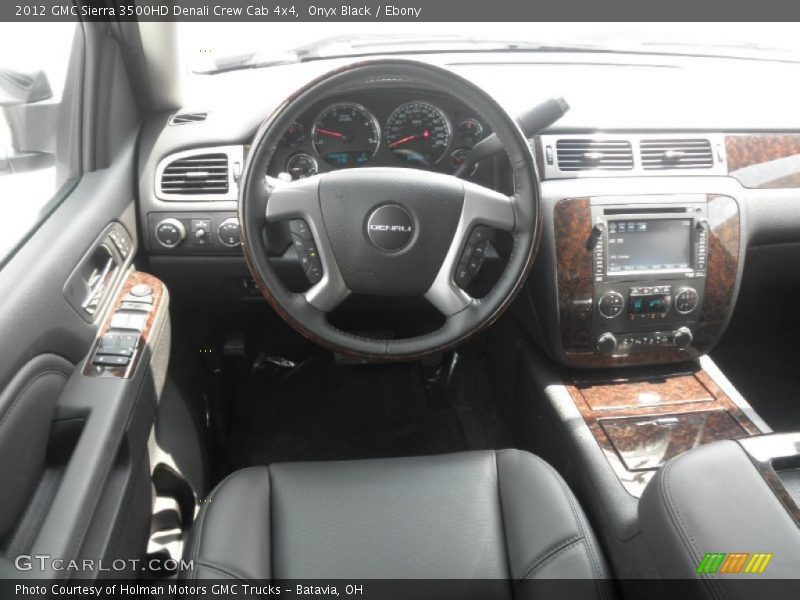 Onyx Black / Ebony 2012 GMC Sierra 3500HD Denali Crew Cab 4x4