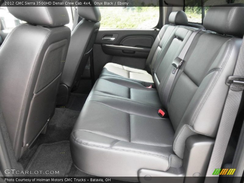 Onyx Black / Ebony 2012 GMC Sierra 3500HD Denali Crew Cab 4x4