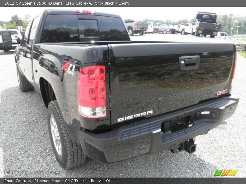 Onyx Black / Ebony 2012 GMC Sierra 3500HD Denali Crew Cab 4x4