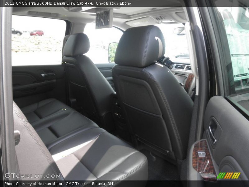 Onyx Black / Ebony 2012 GMC Sierra 3500HD Denali Crew Cab 4x4