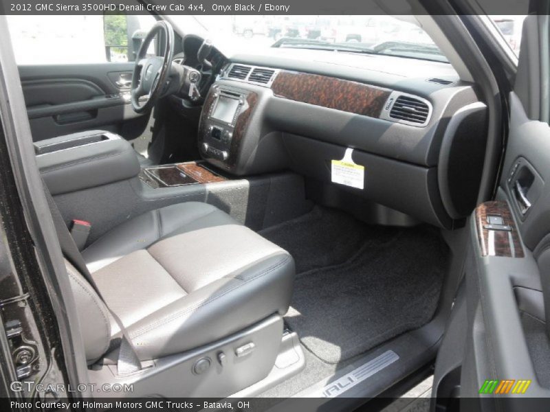 Onyx Black / Ebony 2012 GMC Sierra 3500HD Denali Crew Cab 4x4