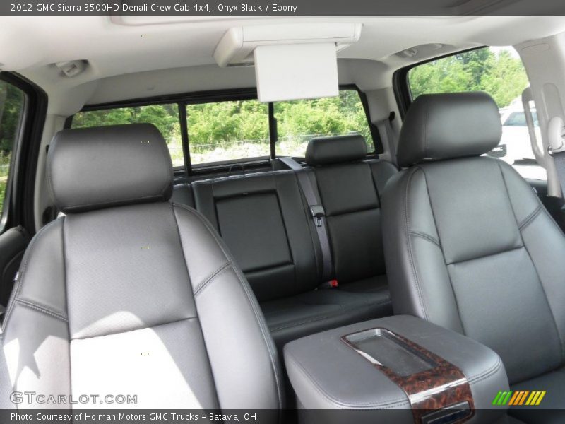 Onyx Black / Ebony 2012 GMC Sierra 3500HD Denali Crew Cab 4x4