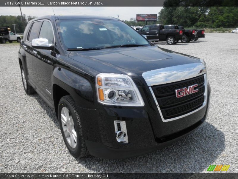 Carbon Black Metallic / Jet Black 2012 GMC Terrain SLE