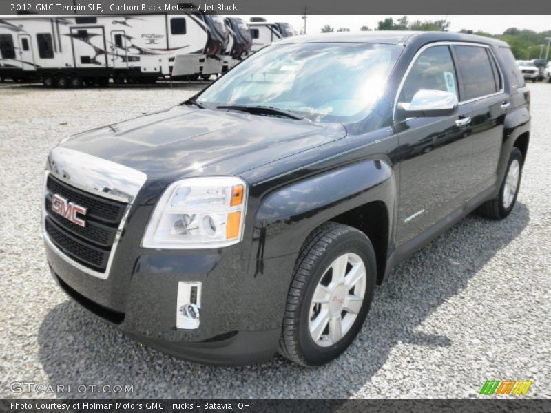Carbon Black Metallic / Jet Black 2012 GMC Terrain SLE