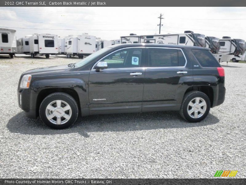 Carbon Black Metallic / Jet Black 2012 GMC Terrain SLE