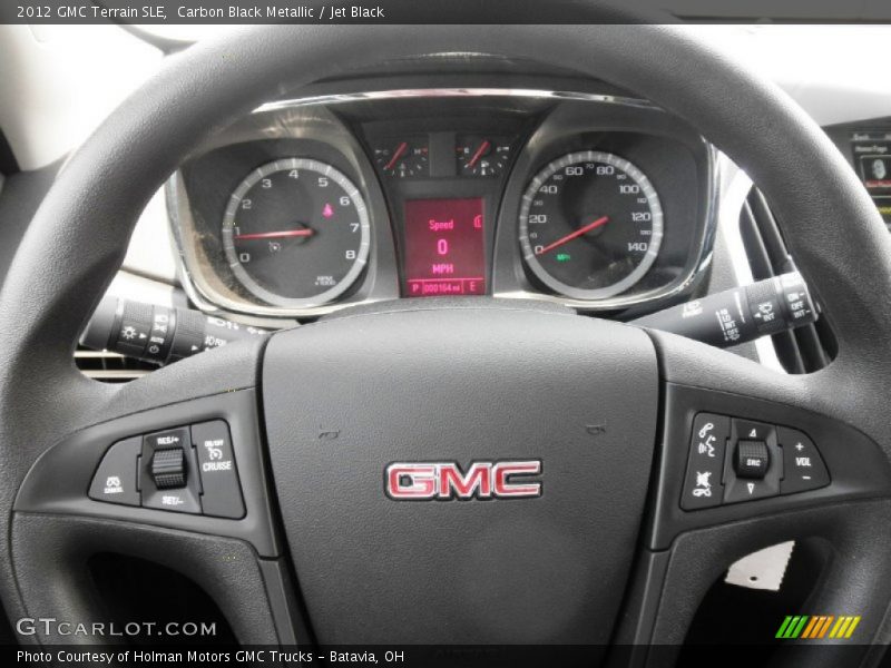 Carbon Black Metallic / Jet Black 2012 GMC Terrain SLE