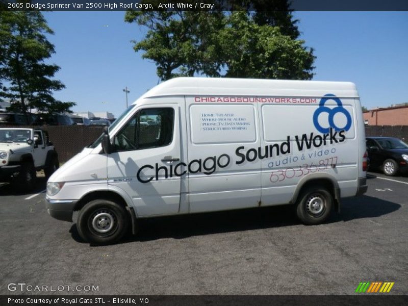 Arctic White / Gray 2005 Dodge Sprinter Van 2500 High Roof Cargo