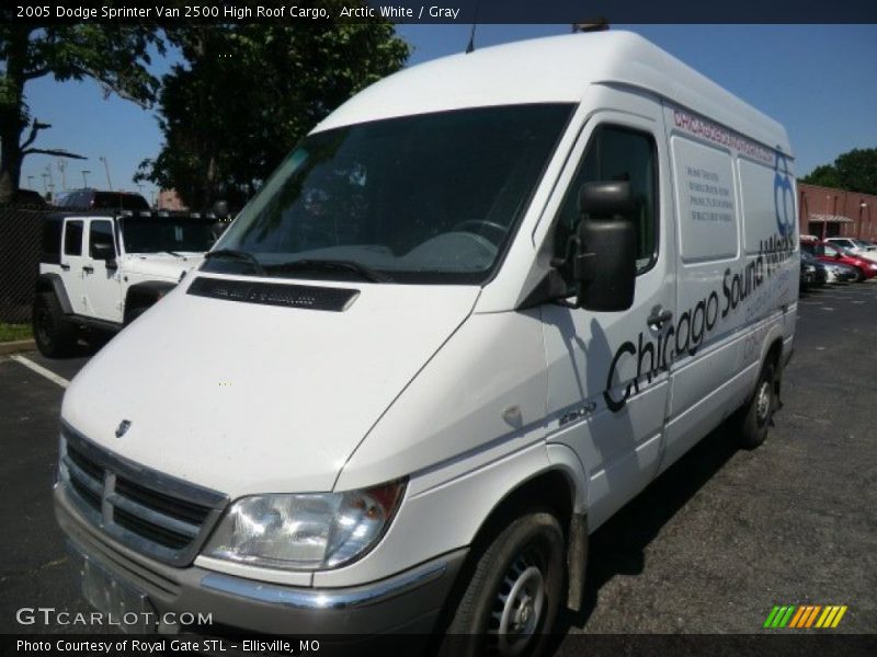 Arctic White / Gray 2005 Dodge Sprinter Van 2500 High Roof Cargo