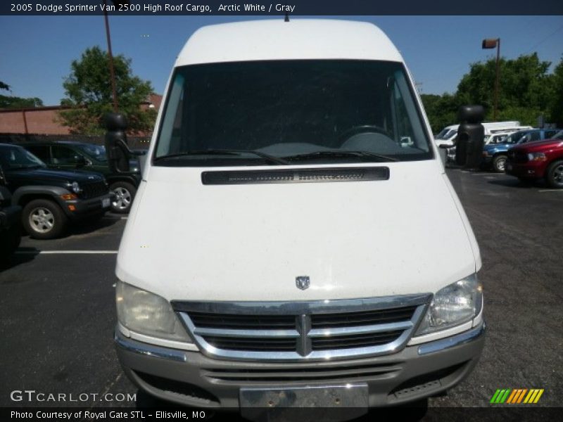 Arctic White / Gray 2005 Dodge Sprinter Van 2500 High Roof Cargo
