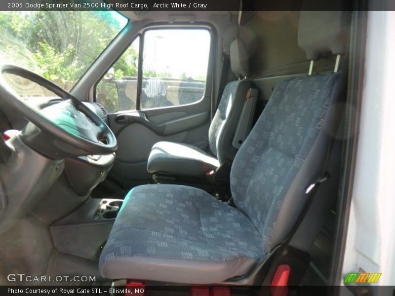 Arctic White / Gray 2005 Dodge Sprinter Van 2500 High Roof Cargo