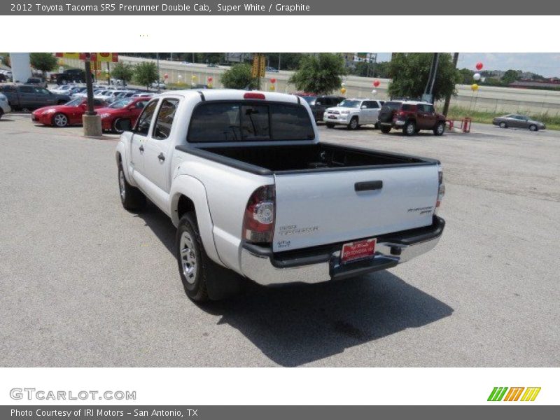 Super White / Graphite 2012 Toyota Tacoma SR5 Prerunner Double Cab