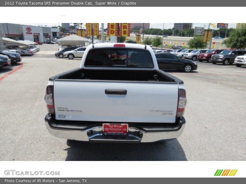 Super White / Graphite 2012 Toyota Tacoma SR5 Prerunner Double Cab