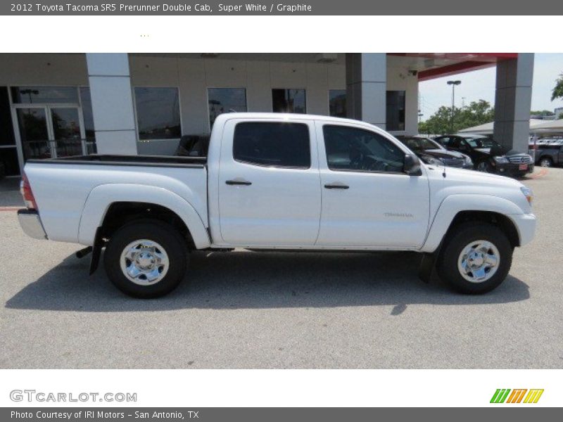 Super White / Graphite 2012 Toyota Tacoma SR5 Prerunner Double Cab