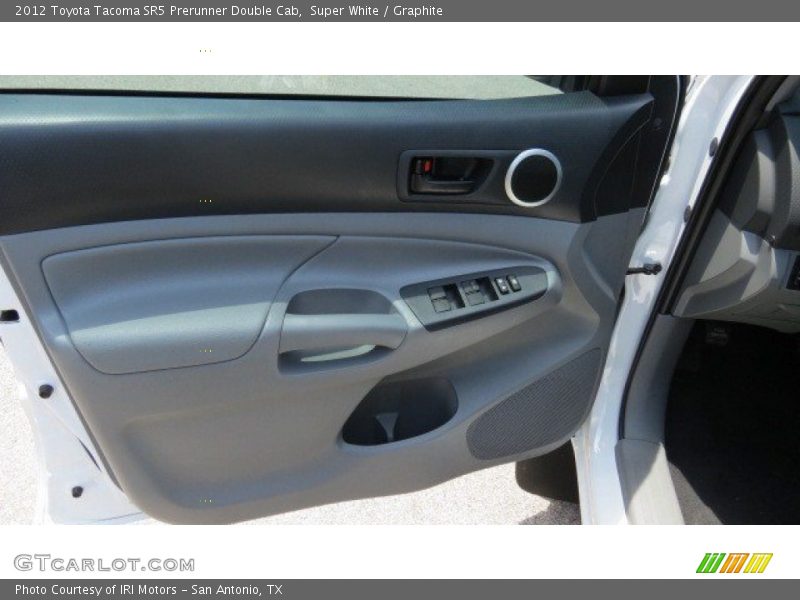 Super White / Graphite 2012 Toyota Tacoma SR5 Prerunner Double Cab