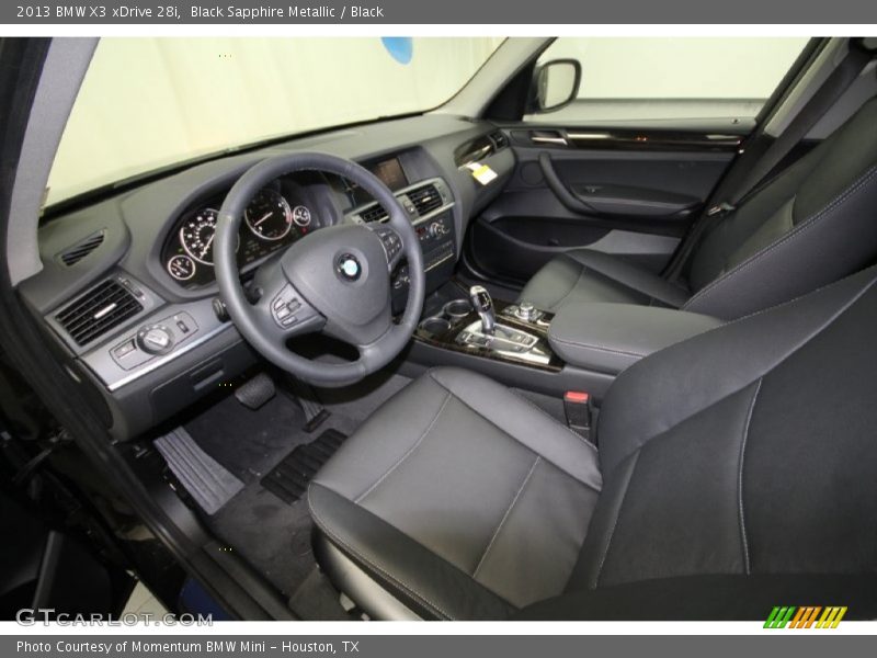 Black Sapphire Metallic / Black 2013 BMW X3 xDrive 28i