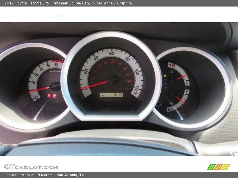 Super White / Graphite 2012 Toyota Tacoma SR5 Prerunner Double Cab