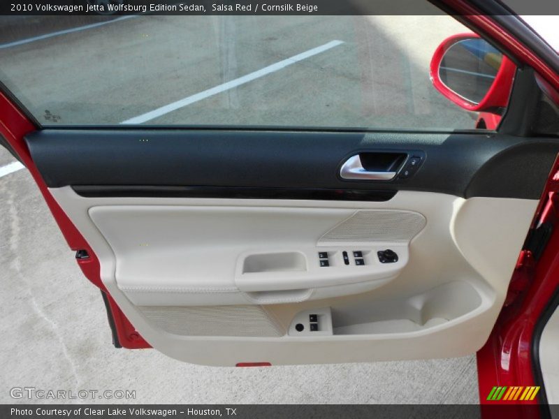 Salsa Red / Cornsilk Beige 2010 Volkswagen Jetta Wolfsburg Edition Sedan