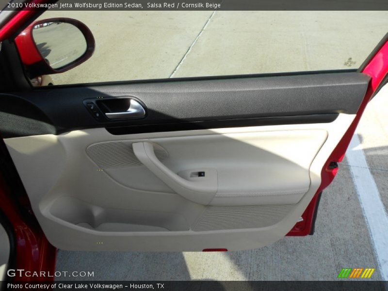 Salsa Red / Cornsilk Beige 2010 Volkswagen Jetta Wolfsburg Edition Sedan