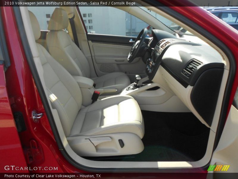 Salsa Red / Cornsilk Beige 2010 Volkswagen Jetta Wolfsburg Edition Sedan