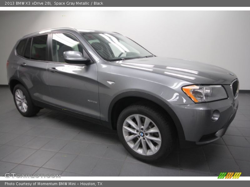 Space Gray Metallic / Black 2013 BMW X3 xDrive 28i