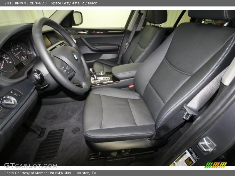 Space Gray Metallic / Black 2013 BMW X3 xDrive 28i