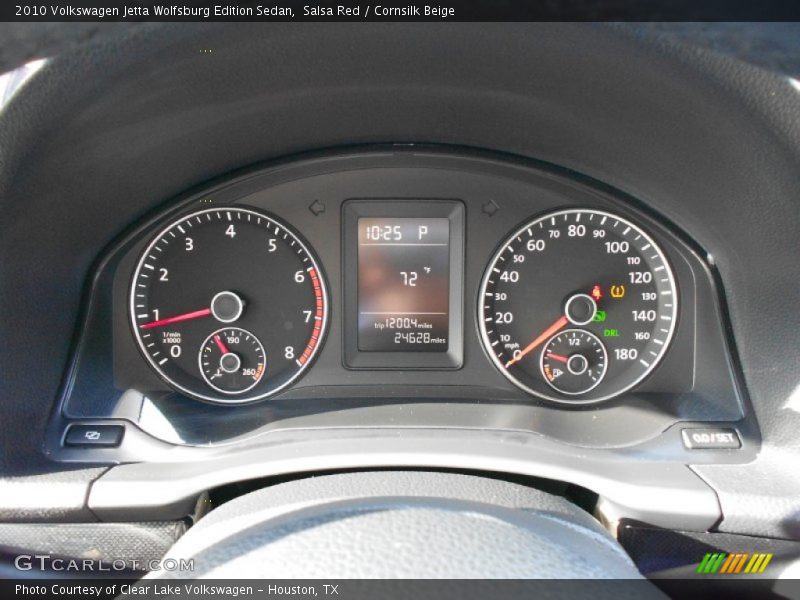 Salsa Red / Cornsilk Beige 2010 Volkswagen Jetta Wolfsburg Edition Sedan