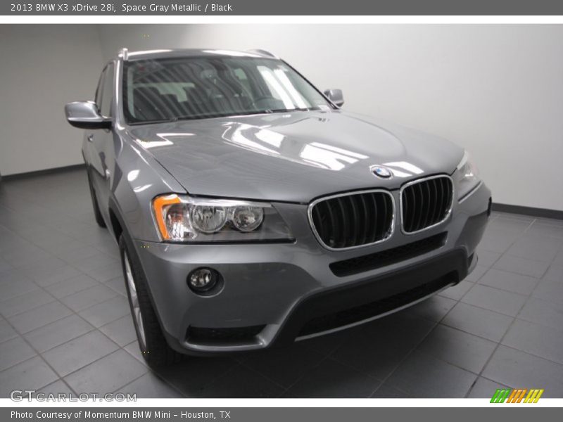 Space Gray Metallic / Black 2013 BMW X3 xDrive 28i