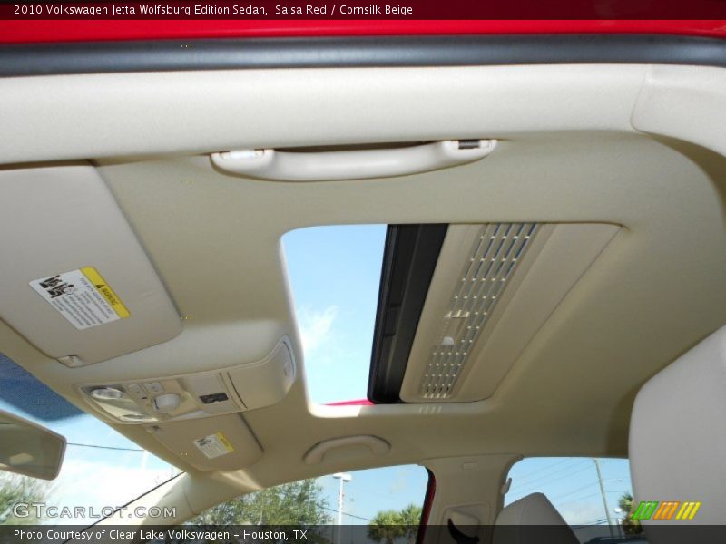Salsa Red / Cornsilk Beige 2010 Volkswagen Jetta Wolfsburg Edition Sedan
