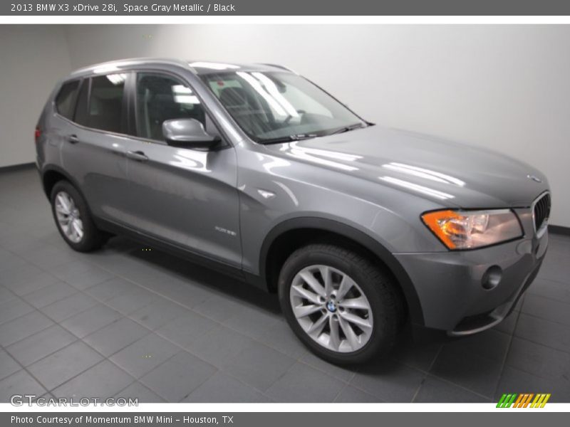 Space Gray Metallic / Black 2013 BMW X3 xDrive 28i