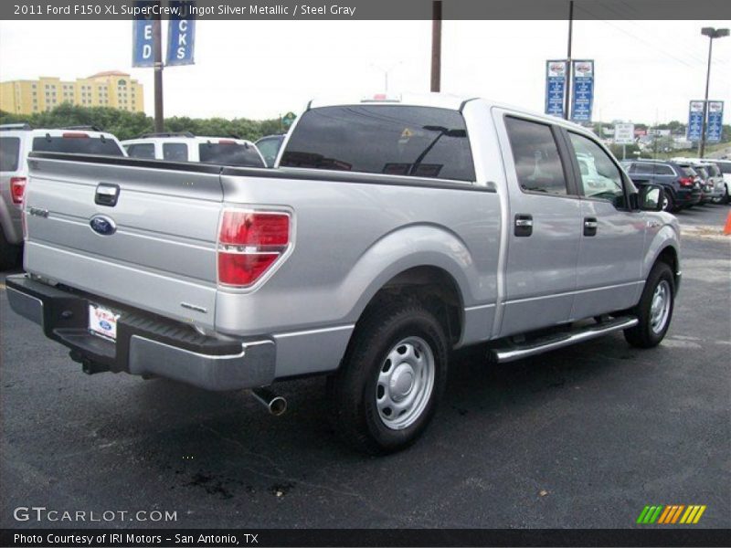 Ingot Silver Metallic / Steel Gray 2011 Ford F150 XL SuperCrew