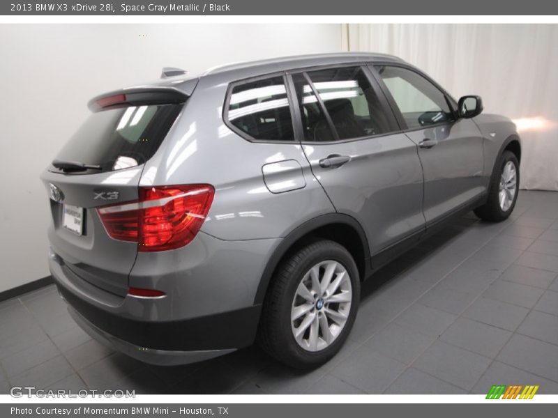 Space Gray Metallic / Black 2013 BMW X3 xDrive 28i
