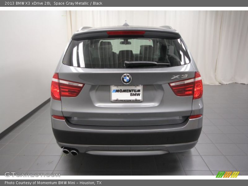 Space Gray Metallic / Black 2013 BMW X3 xDrive 28i