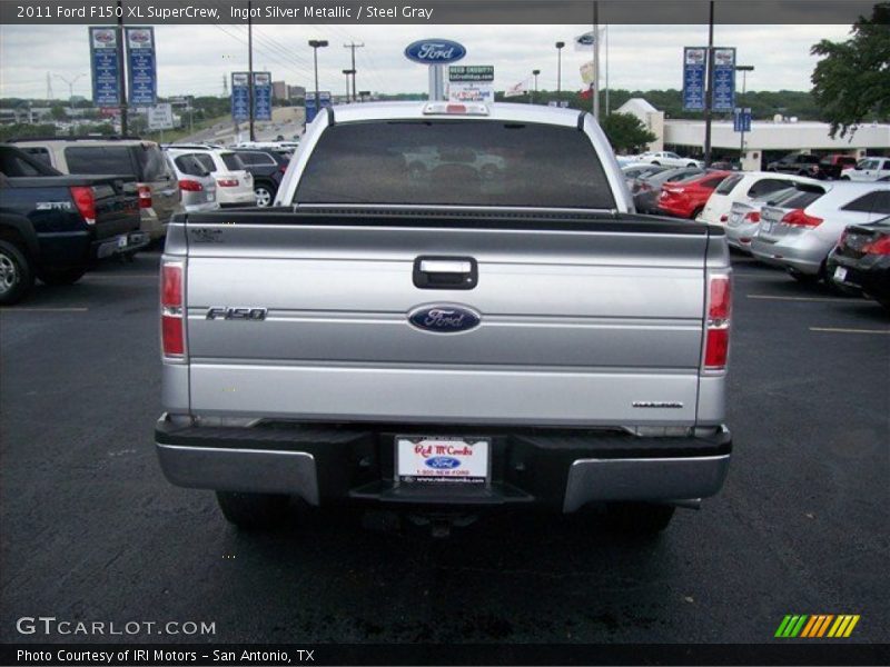 Ingot Silver Metallic / Steel Gray 2011 Ford F150 XL SuperCrew