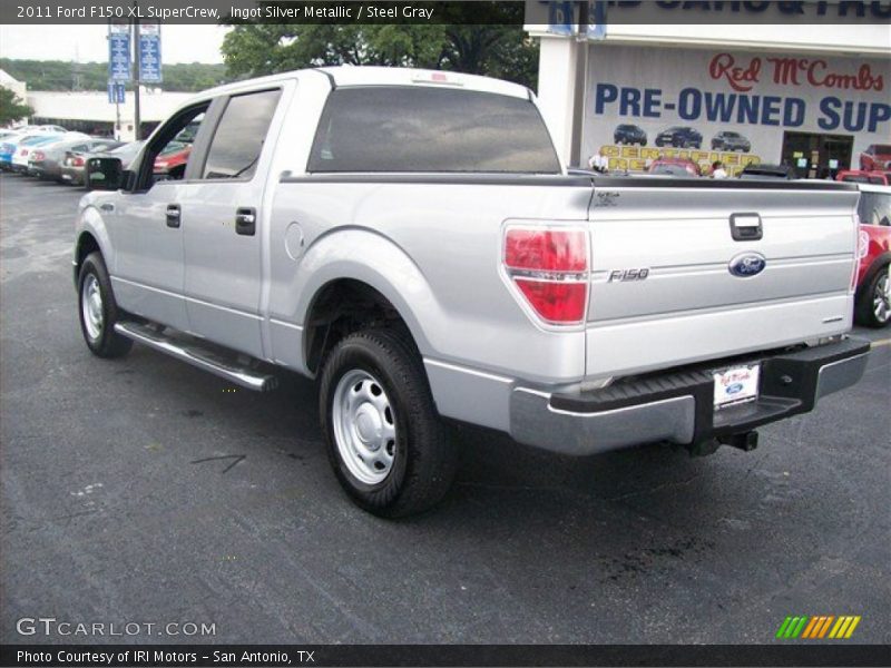 Ingot Silver Metallic / Steel Gray 2011 Ford F150 XL SuperCrew