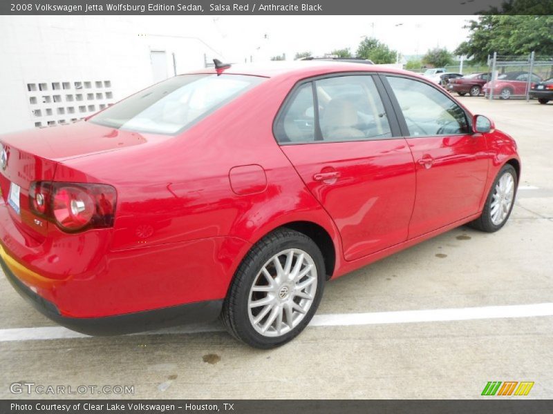 Salsa Red / Anthracite Black 2008 Volkswagen Jetta Wolfsburg Edition Sedan