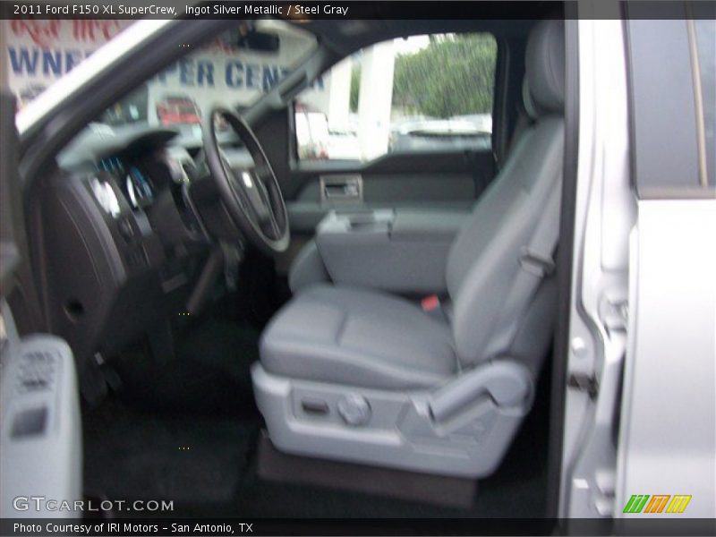 Ingot Silver Metallic / Steel Gray 2011 Ford F150 XL SuperCrew