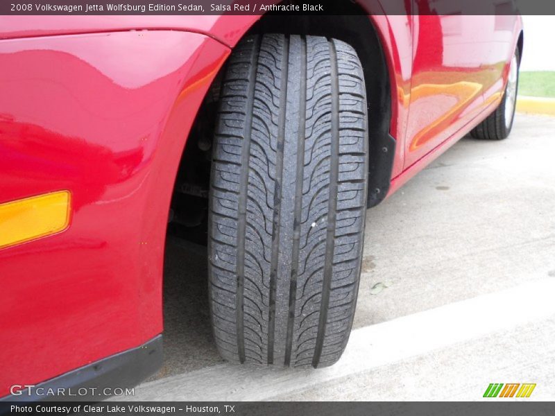 Salsa Red / Anthracite Black 2008 Volkswagen Jetta Wolfsburg Edition Sedan