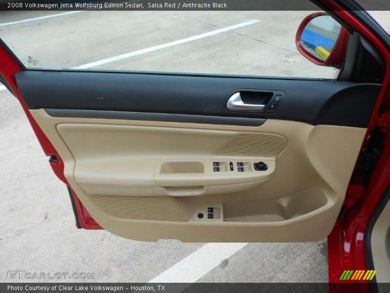 Salsa Red / Anthracite Black 2008 Volkswagen Jetta Wolfsburg Edition Sedan