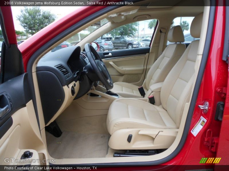 Salsa Red / Anthracite Black 2008 Volkswagen Jetta Wolfsburg Edition Sedan